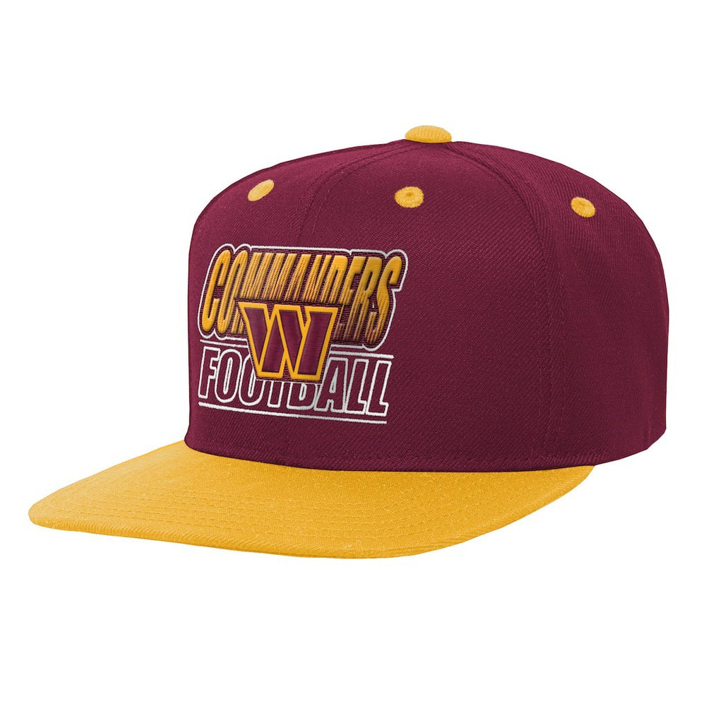 Washington Commanders Outerstuff Youth Team Gradient Deadstock Snapback Hat - Burgundy - NFL