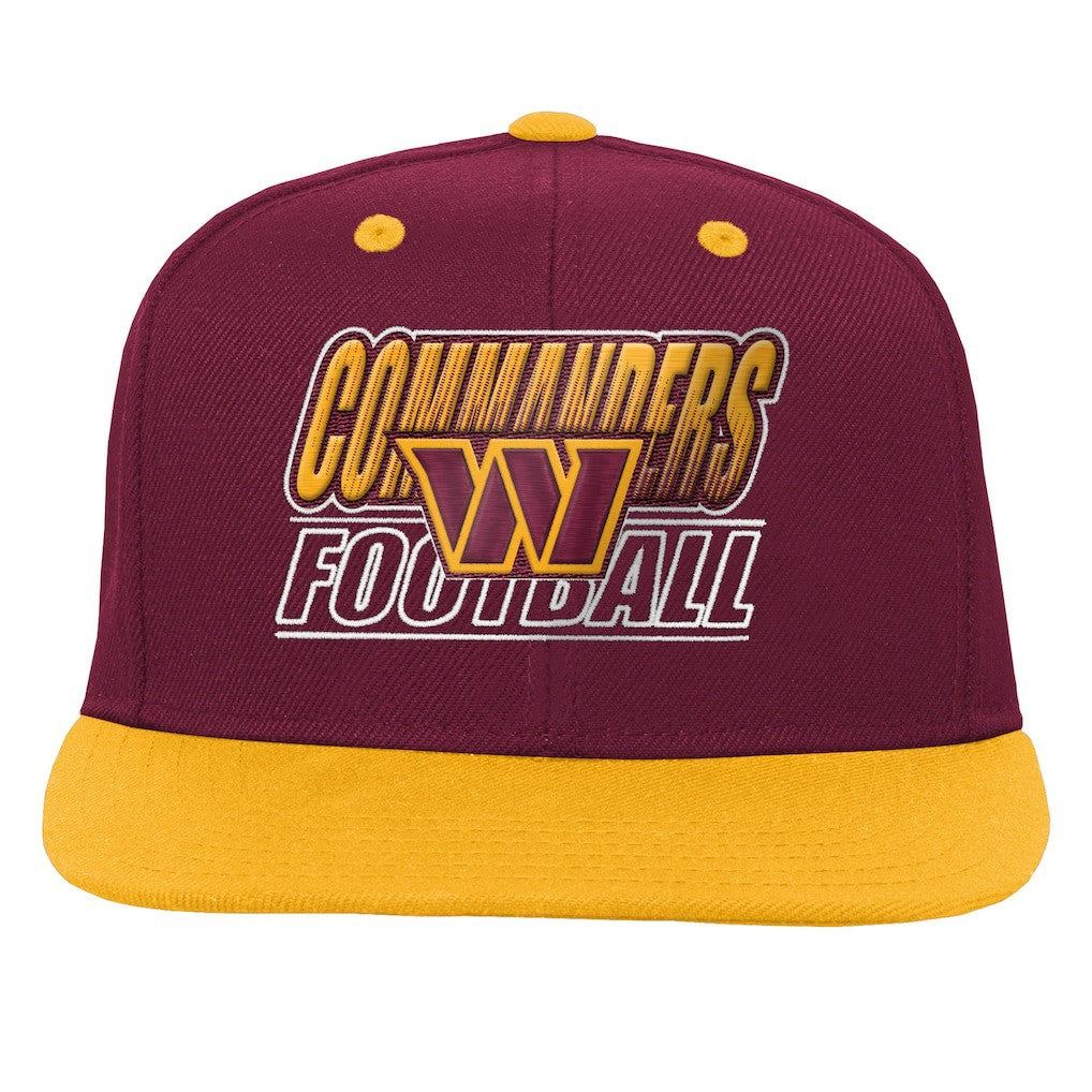 Washington Commanders Outerstuff Youth Team Gradient Deadstock Snapback Hat - Burgundy - NFL