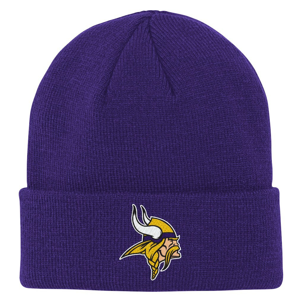 Minnesota Vikings Outerstuff Youth Team Gradient Cuffed Knit Hat - Purple - NFL