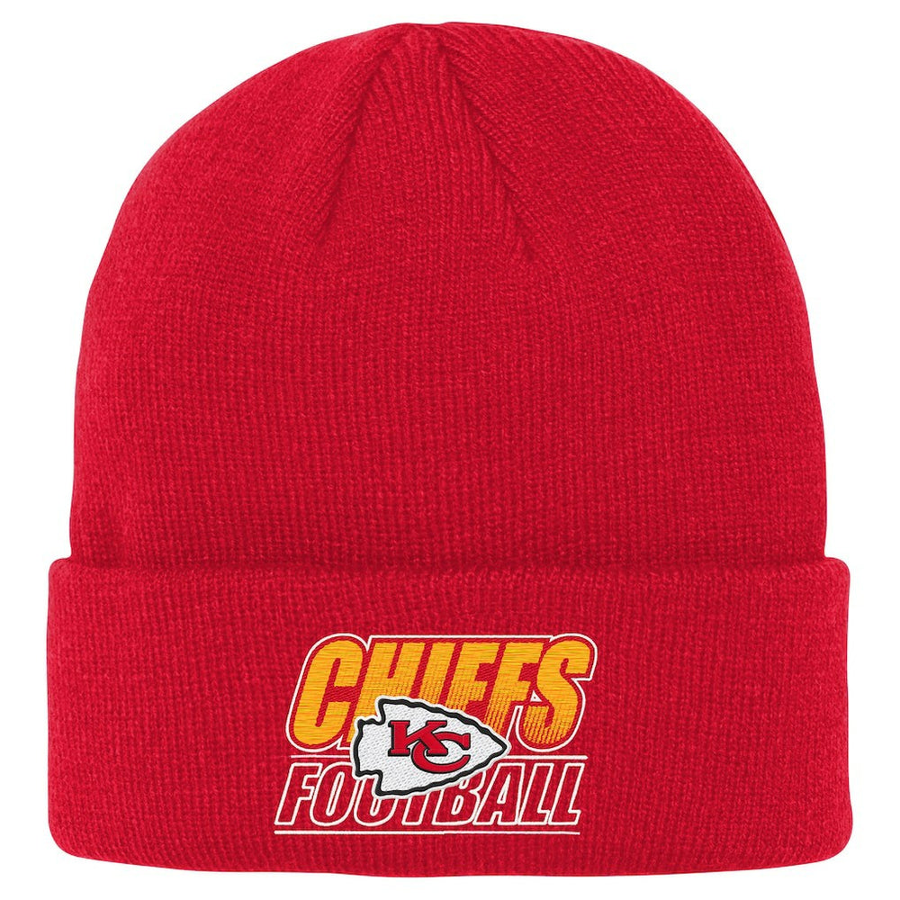 Kansas City Chiefs Outerstuff Youth Team Gradient Cuffed Knit Hat - Red - NFL