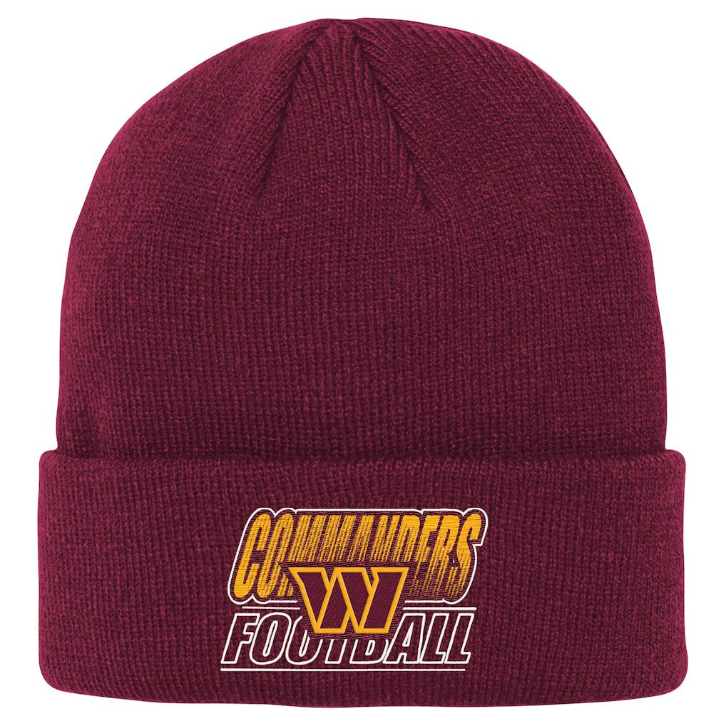Washington Commanders Outerstuff Youth Team Gradient Cuffed Knit Hat - Burgundy - NFL
