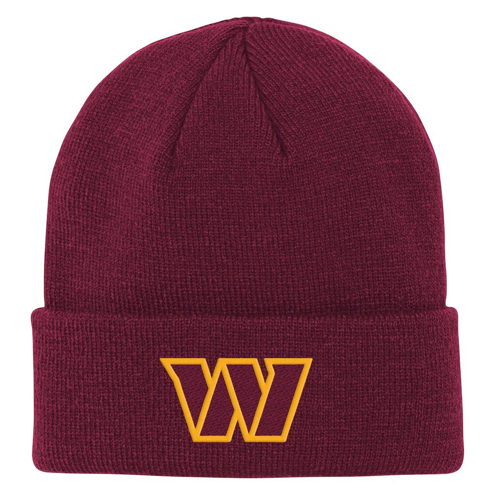 Washington Commanders Outerstuff Youth Team Gradient Cuffed Knit Hat - Burgundy - NFL