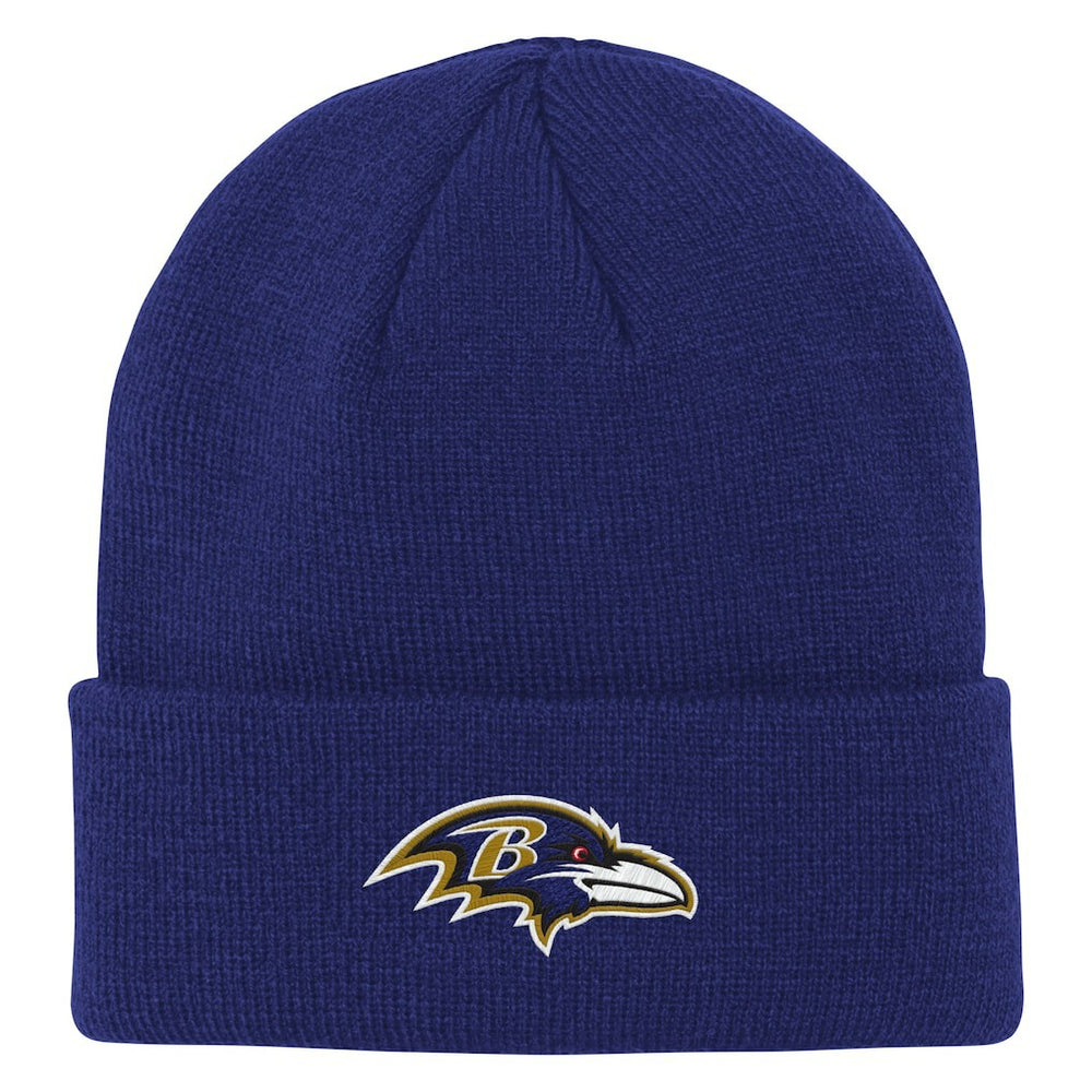 Baltimore Ravens Outerstuff Youth Team Gradient Cuffed Knit Hat - Purple - NFL