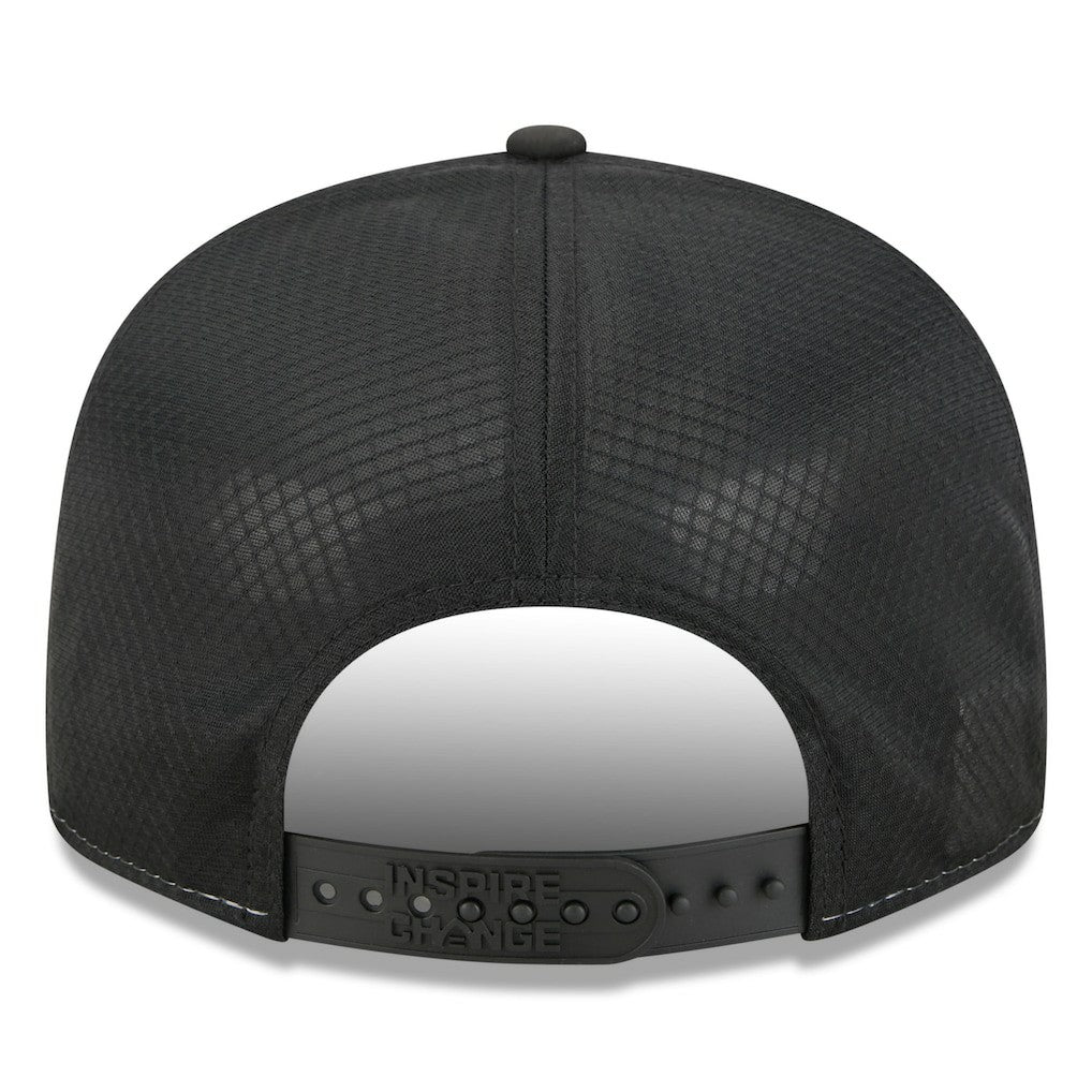 Los Angeles Rams New Era 2025 Inspire Change Split Panel 9FIFTY Snapback Hat - White/Black - NFL