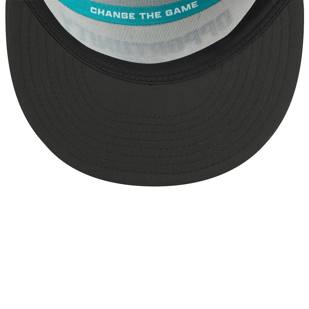 Miami Dolphins New Era 2025 Inspire Change Split Panel 9FIFTY Snapback Hat - White/Black - NFL