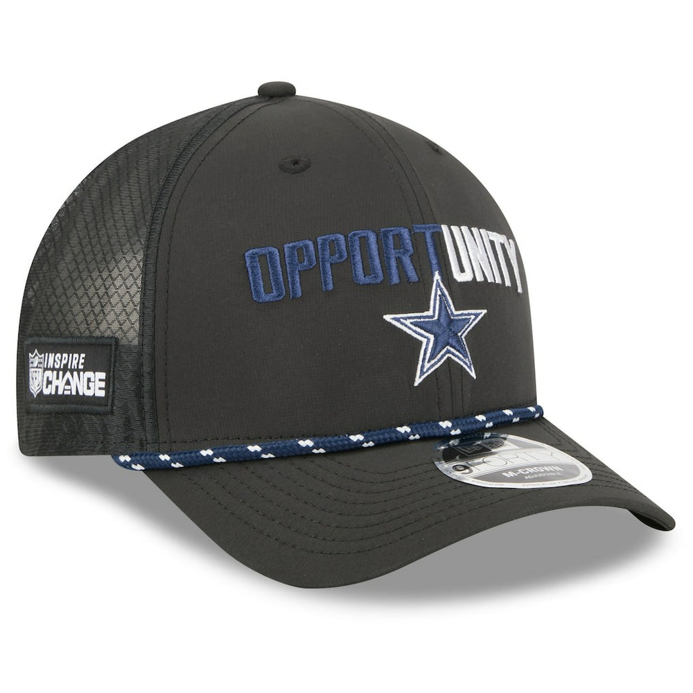 Dallas Cowboys New Era 2025 Inspire Change 9FORTY M-Crown Adjustable Hat - Black - NFL