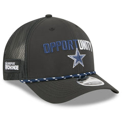 Dallas Cowboys New Era 2025 Inspire Change 9FORTY M-Crown Adjustable Hat - Black - NFL