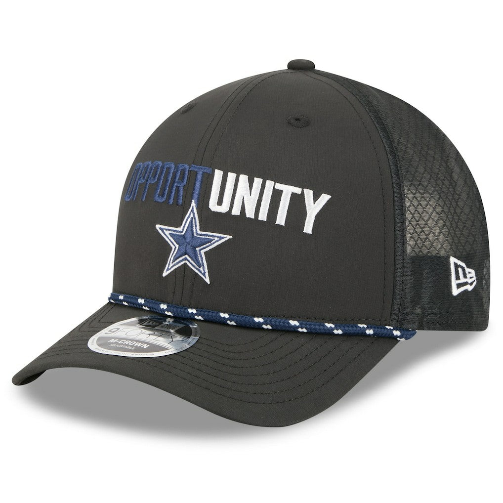 Dallas Cowboys New Era 2025 Inspire Change 9FORTY M-Crown Adjustable Hat - Black - NFL