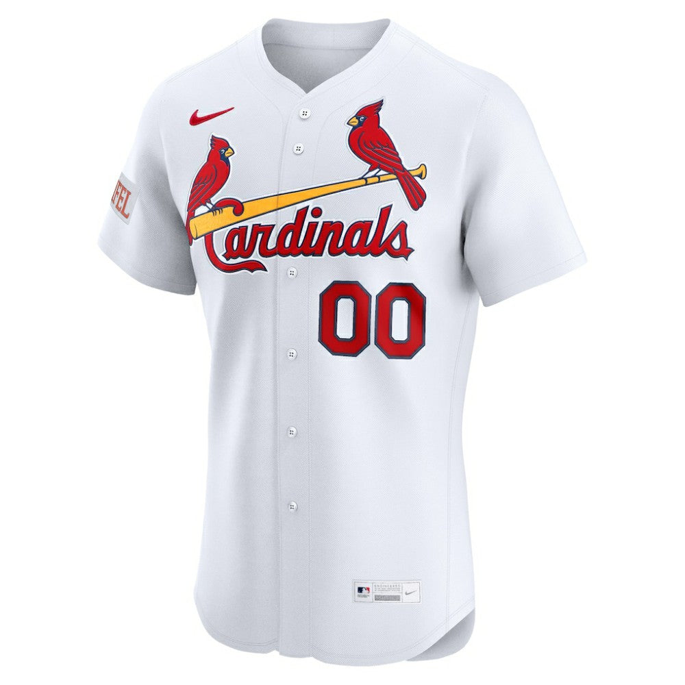 St. Louis Cardinals Nike Home Elite Sponsor Patch Custom Jersey Near Me