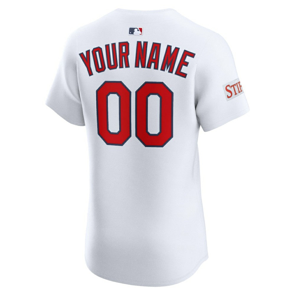 St. Louis Cardinals Nike Home Elite Sponsor Patch Custom Jersey Near Me