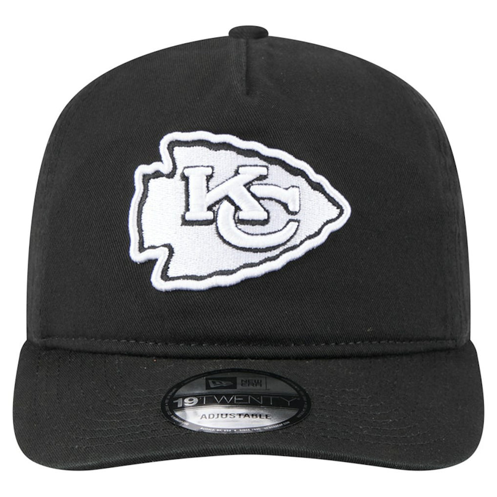 Kansas City Chiefs New Era 19TWENTY Adjustable Hat - Black/White - NFL