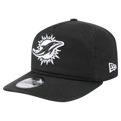 Miami Dolphins New Era 19TWENTY Adjustable Hat - Black/White - NFL