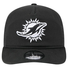 Miami Dolphins New Era 19TWENTY Adjustable Hat - Black/White - NFL