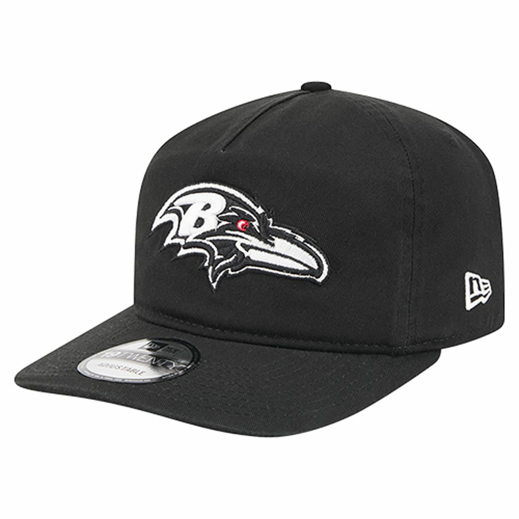 Baltimore Ravens New Era 19TWENTY Adjustable Hat - Black/White - NFL