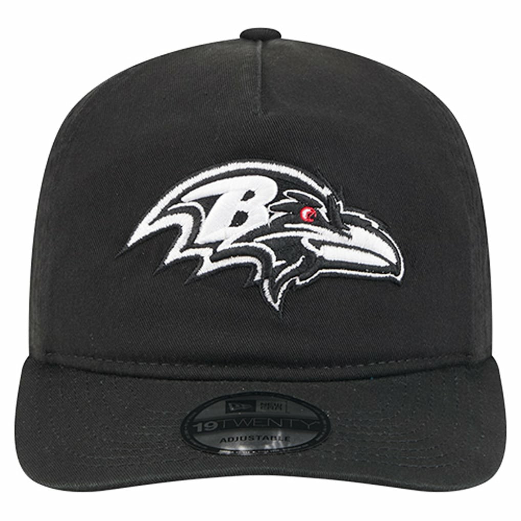 Baltimore Ravens New Era 19TWENTY Adjustable Hat - Black/White - NFL