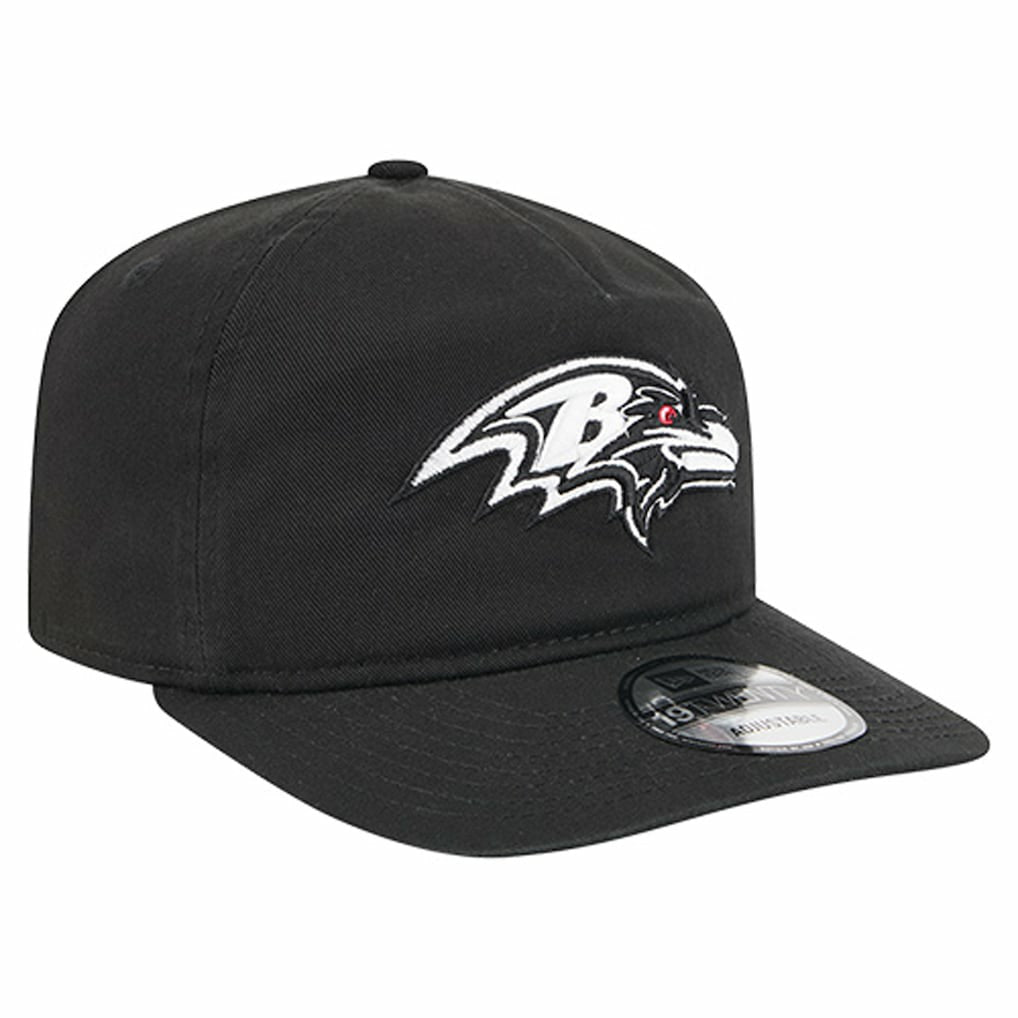 Baltimore Ravens New Era 19TWENTY Adjustable Hat - Black/White - NFL