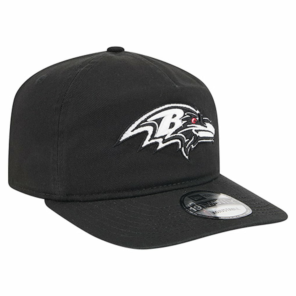Baltimore Ravens New Era 19TWENTY Adjustable Hat - Black/White - NFL