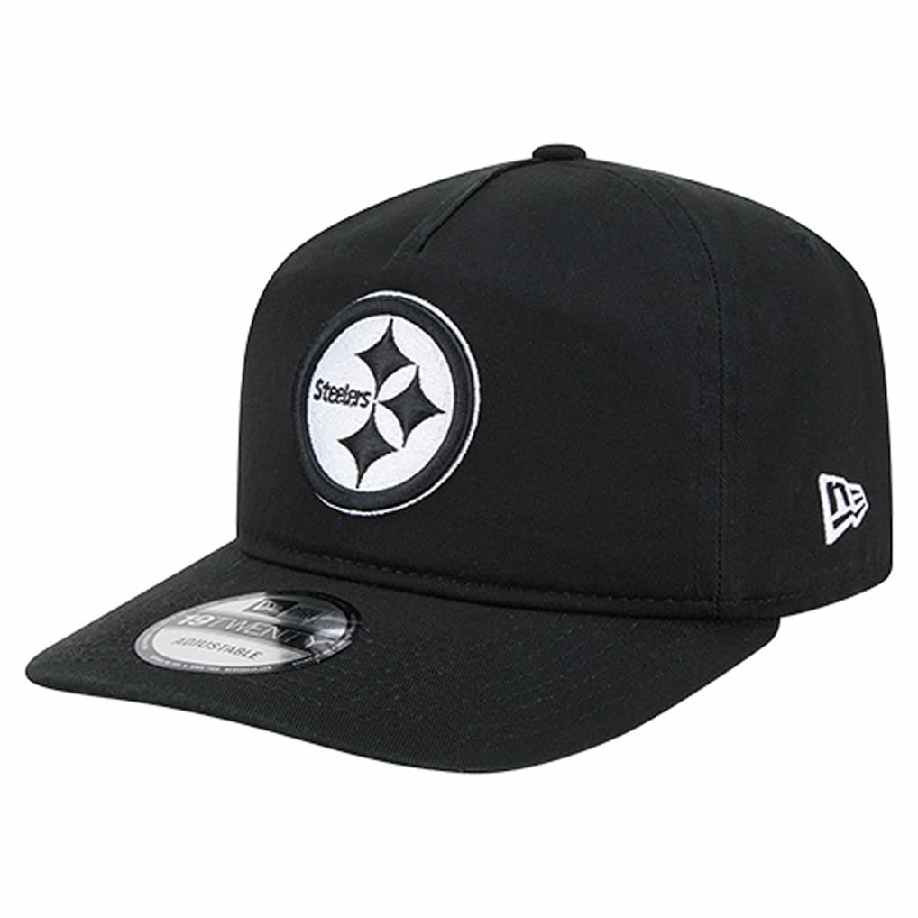 Pittsburgh Steelers New Era 19TWENTY Adjustable Hat - Black/White - NFL