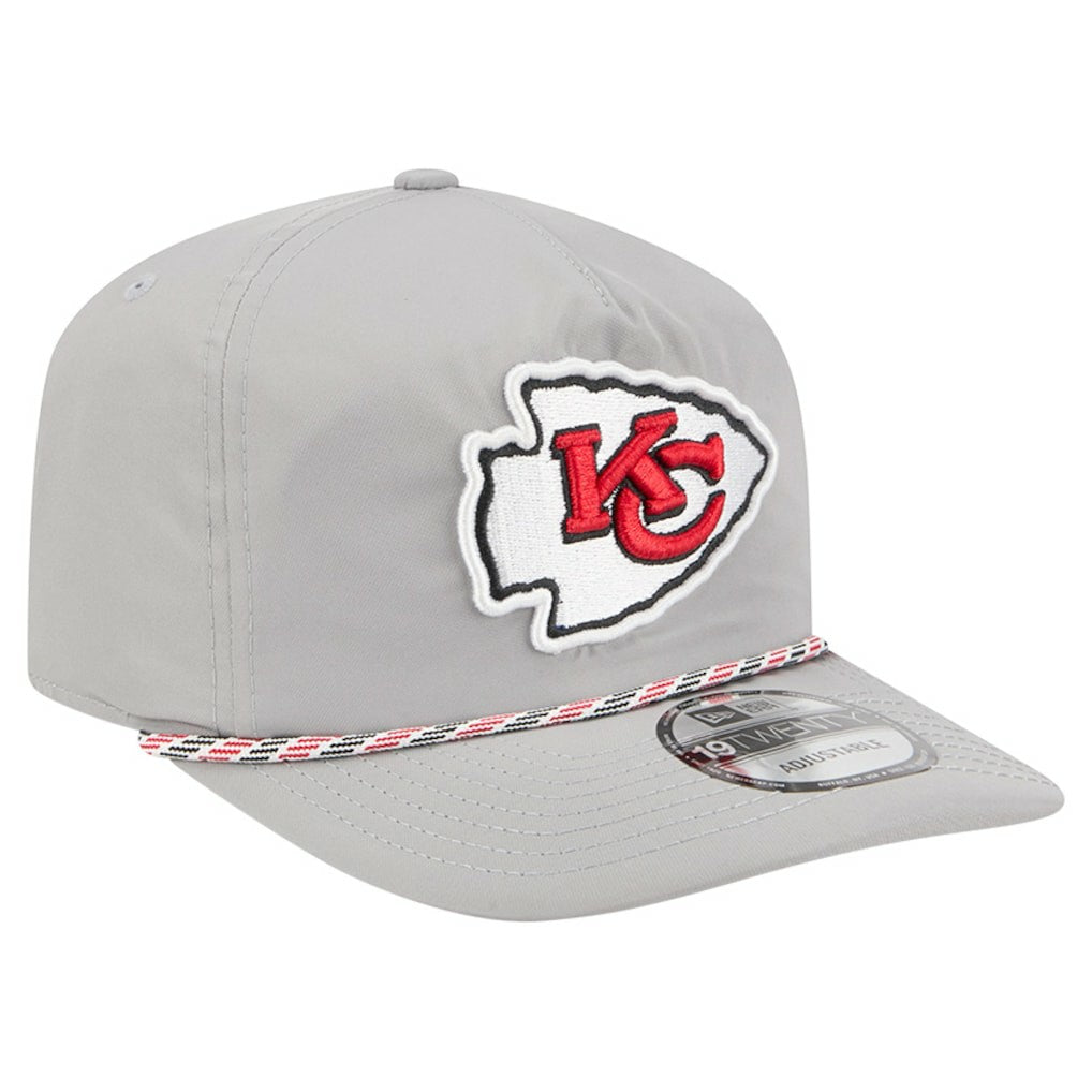 Kansas City Chiefs New Era Rope 19TWENTY Hat - Gray - NFL