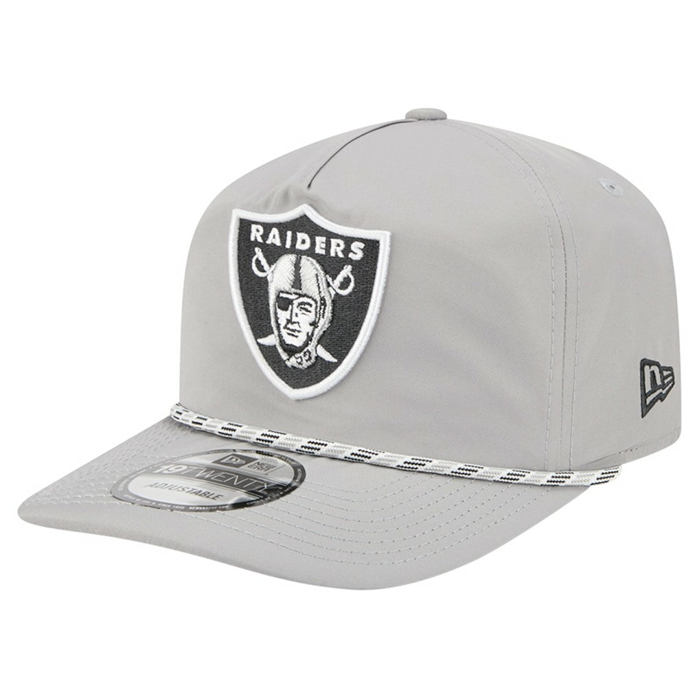 Las Vegas Raiders New Era Rope 19TWENTY Hat - Silver - NFL