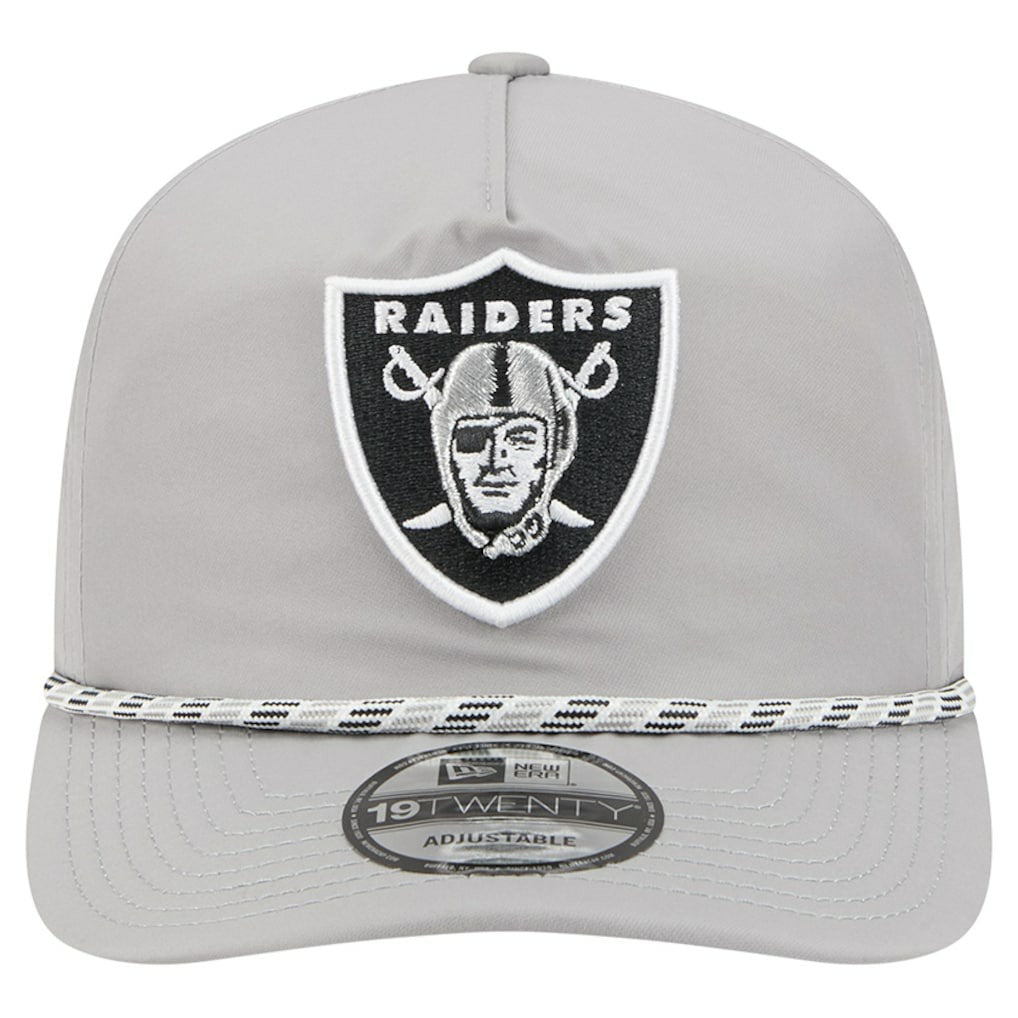 Las Vegas Raiders New Era Rope 19TWENTY Hat - Silver - NFL