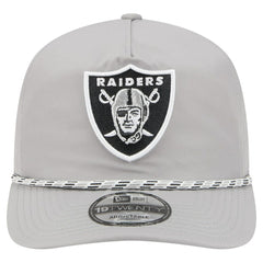 Las Vegas Raiders New Era Rope 19TWENTY Hat - Silver - NFL