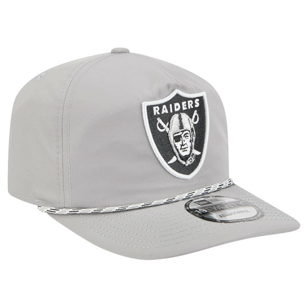 Las Vegas Raiders New Era Rope 19TWENTY Hat - Silver - NFL