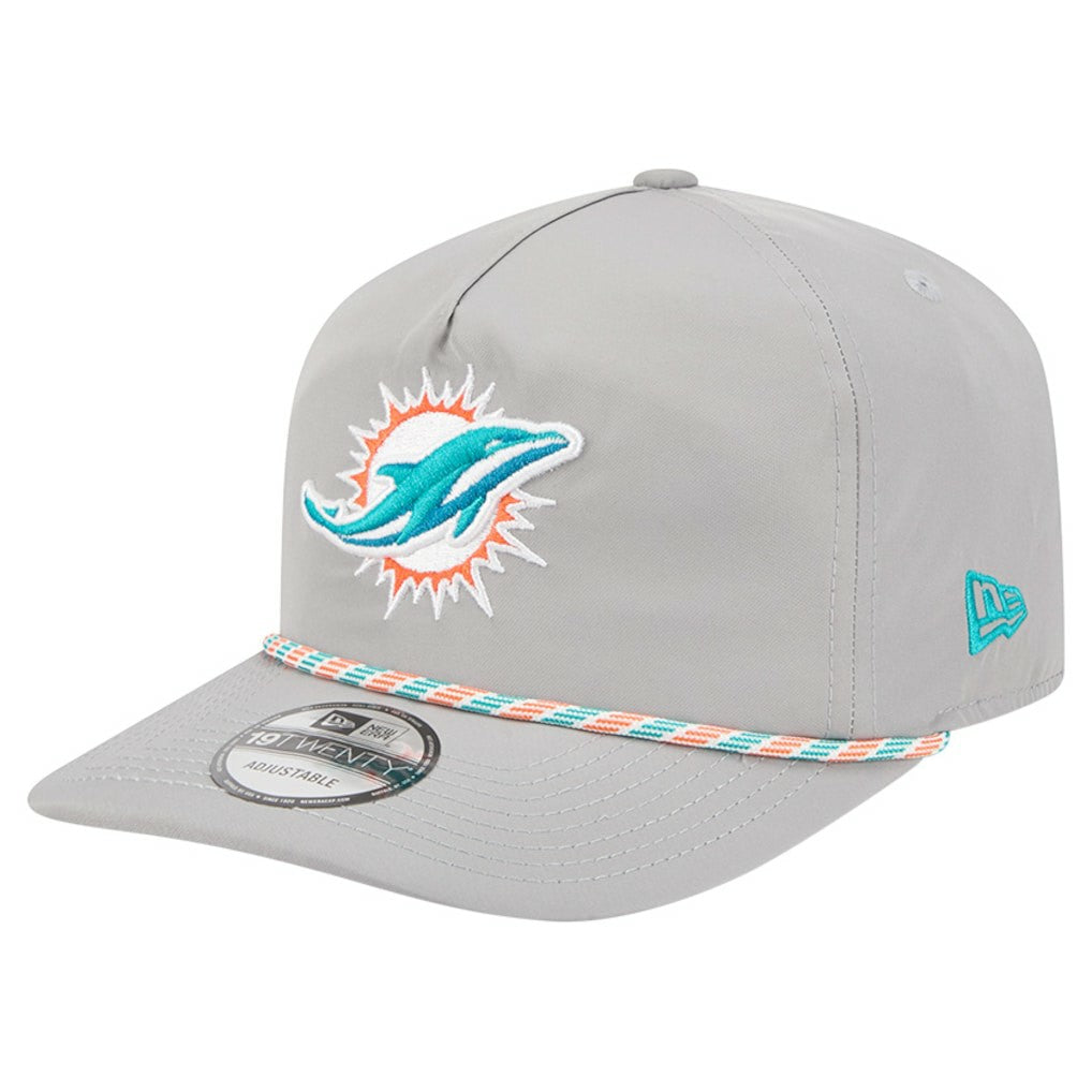 Miami Dolphins New Era Rope 19TWENTY Hat - Gray - NFL