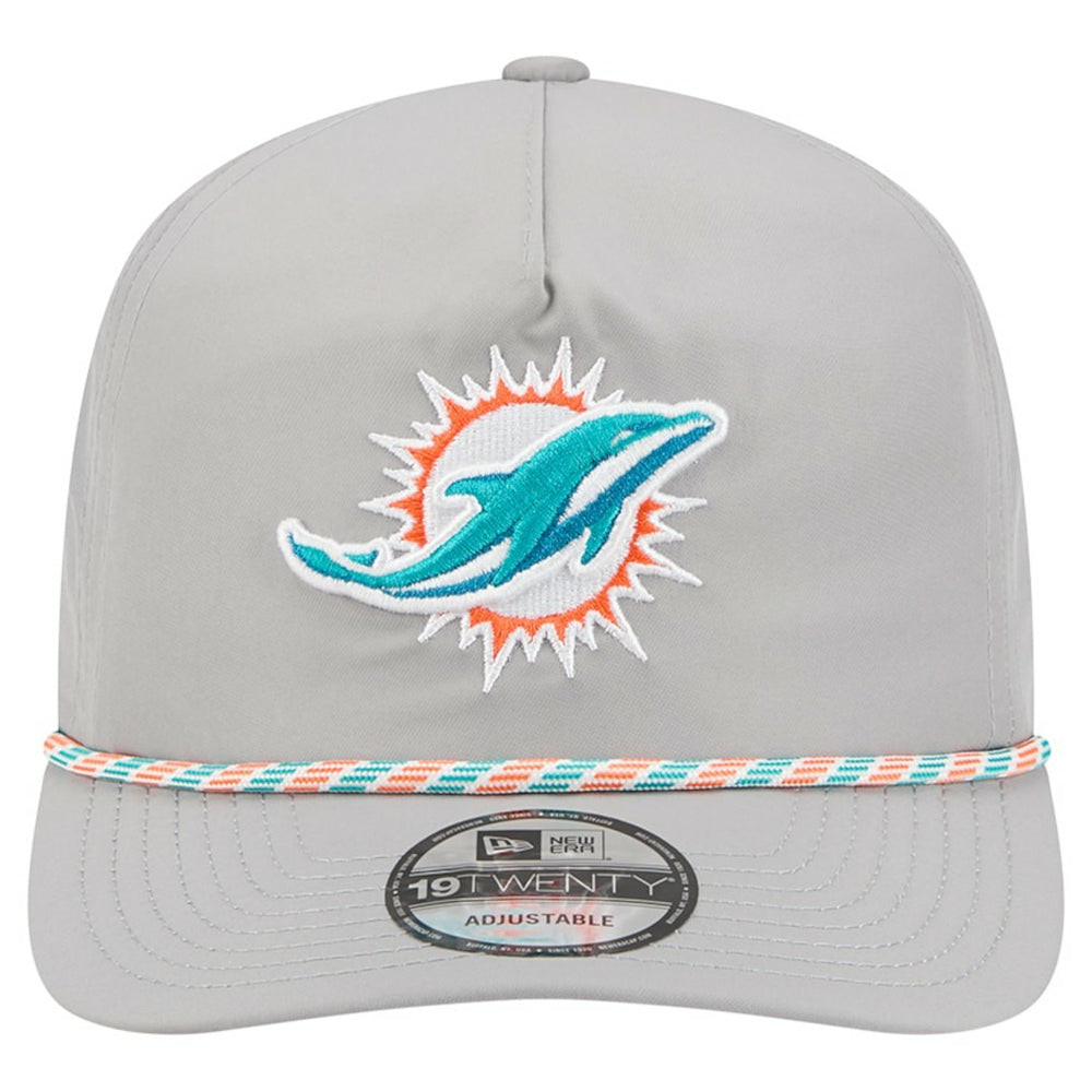 Miami Dolphins New Era Rope 19TWENTY Hat - Gray - NFL