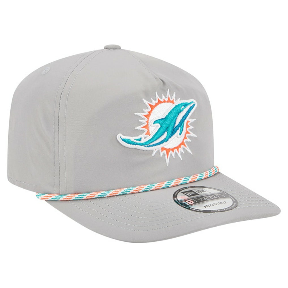 Miami Dolphins New Era Rope 19TWENTY Hat - Gray - NFL