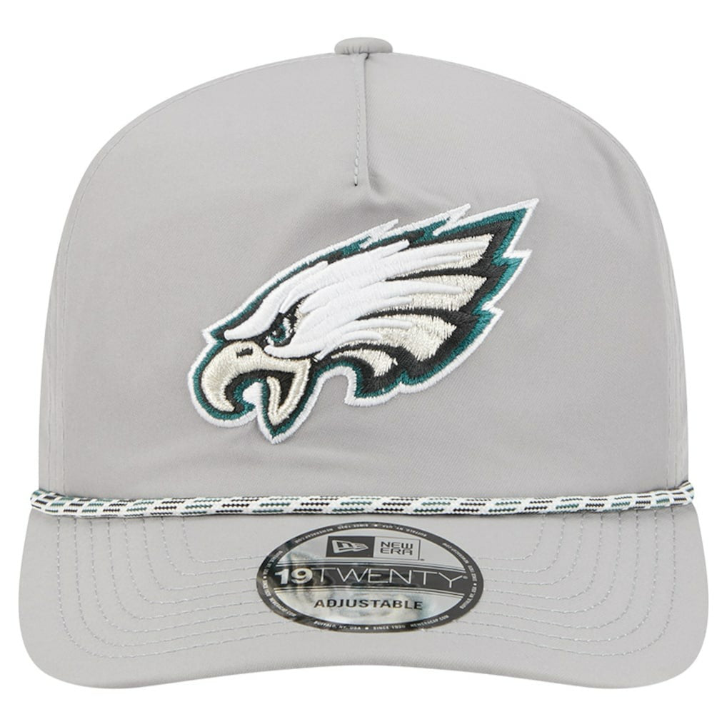 Philadelphia Eagles New Era Rope 19TWENTY Hat - Silver - NFL