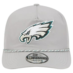 Philadelphia Eagles New Era Rope 19TWENTY Hat - Silver - NFL