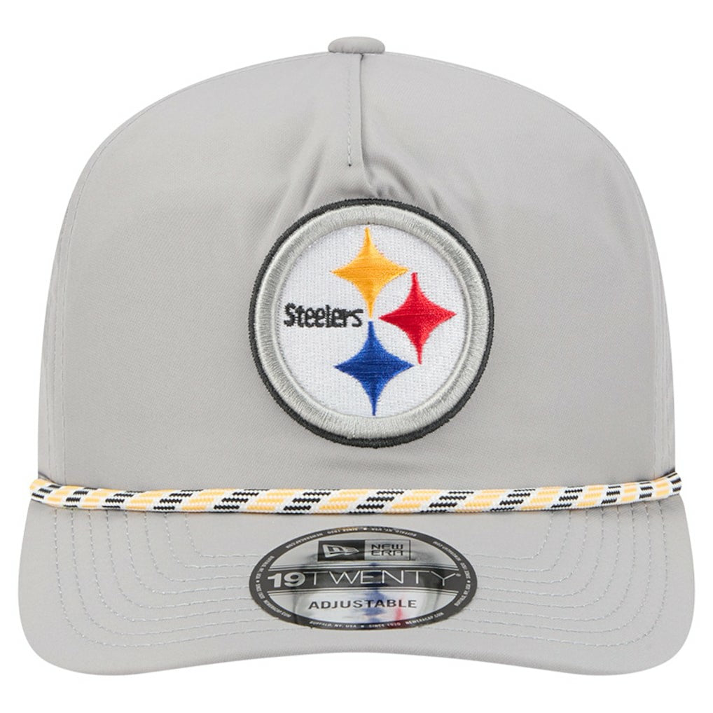 Pittsburgh Steelers New Era Rope 19TWENTY Hat - Gray - NFL