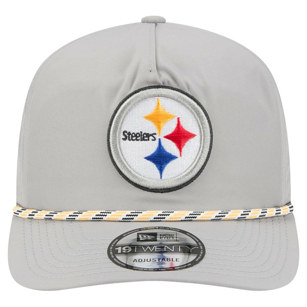 Pittsburgh Steelers New Era Rope 19TWENTY Hat - Gray - NFL