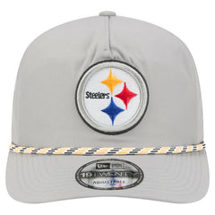 Pittsburgh Steelers New Era Rope 19TWENTY Hat - Gray - NFL