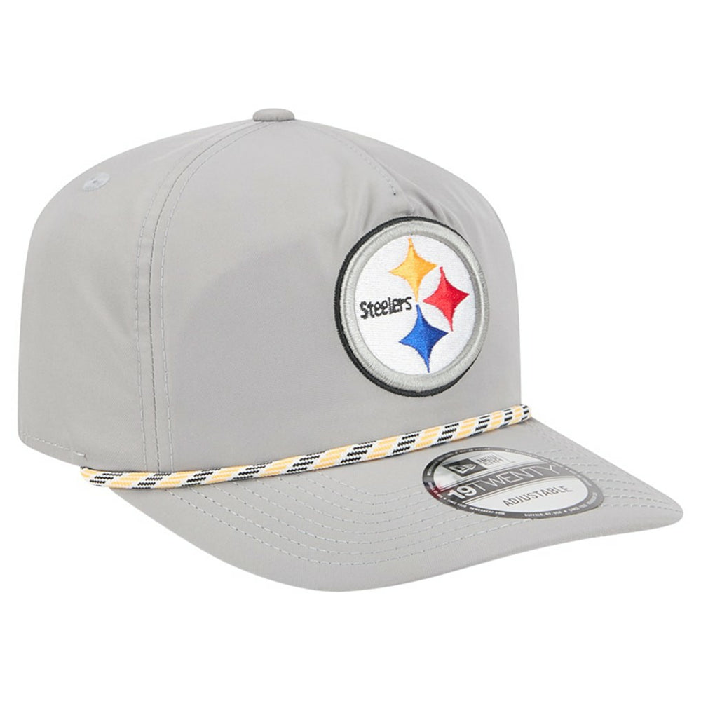 Pittsburgh Steelers New Era Rope 19TWENTY Hat - Gray - NFL