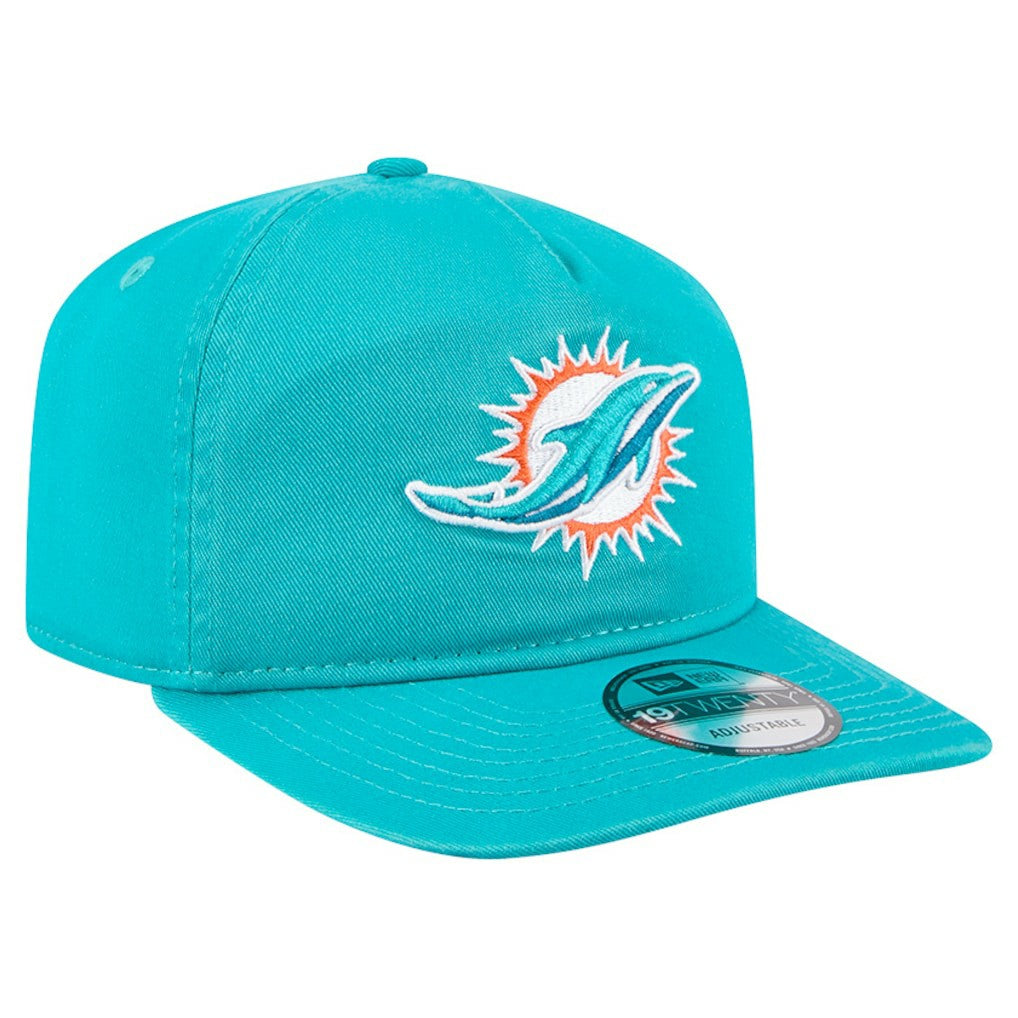Miami Dolphins New Era Team 19TWENTY Adjustable Hat - Aqua - NFL