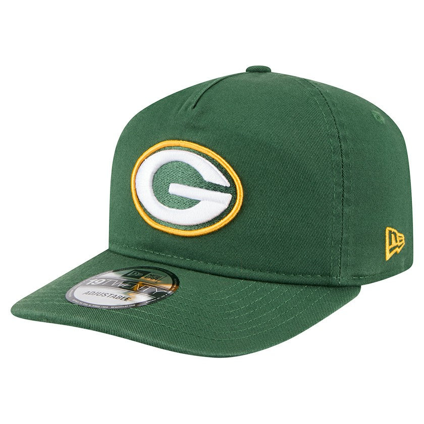 Green Bay Packers New Era Team 19TWENTY Adjustable Hat - Green - NFL