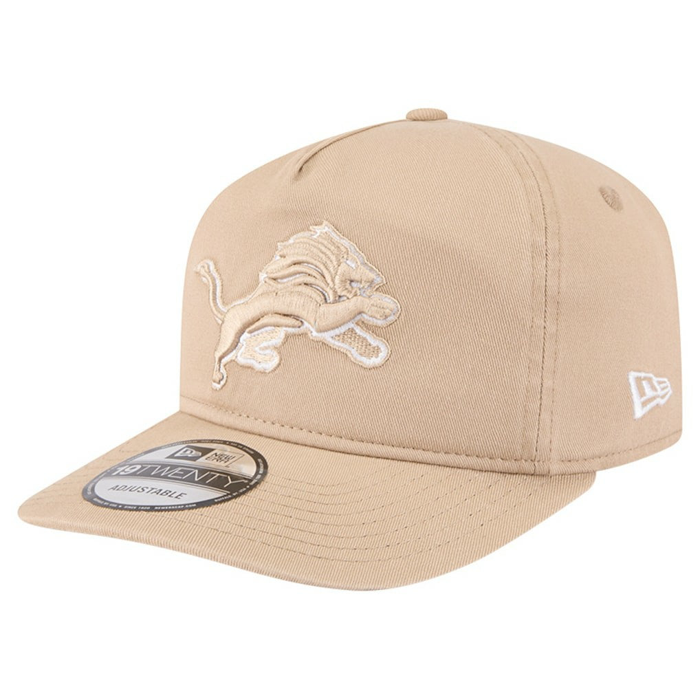 Detroit Lions New Era 19TWENTY Adjustable Hat - Tan - NFL