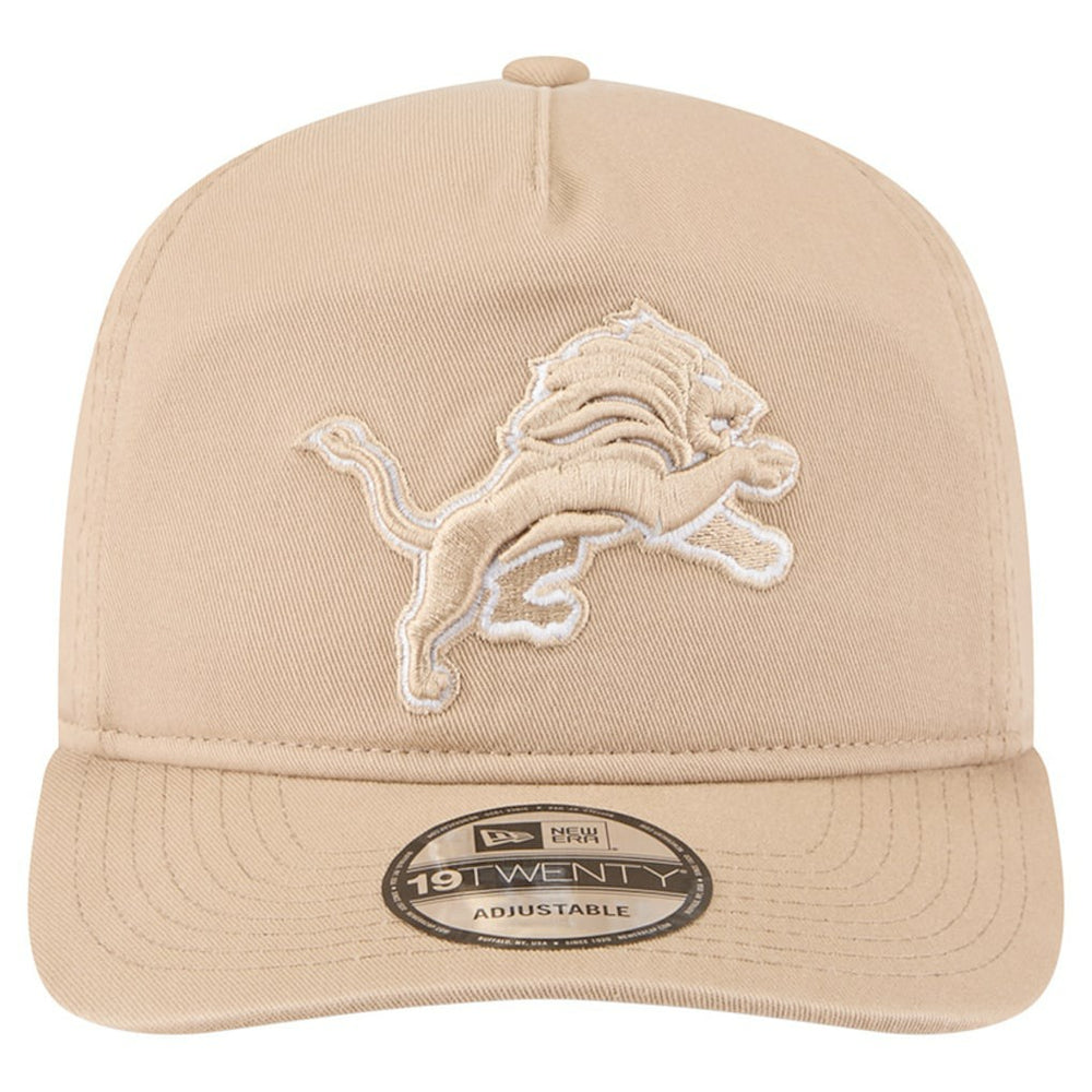 Detroit Lions New Era 19TWENTY Adjustable Hat - Tan - NFL
