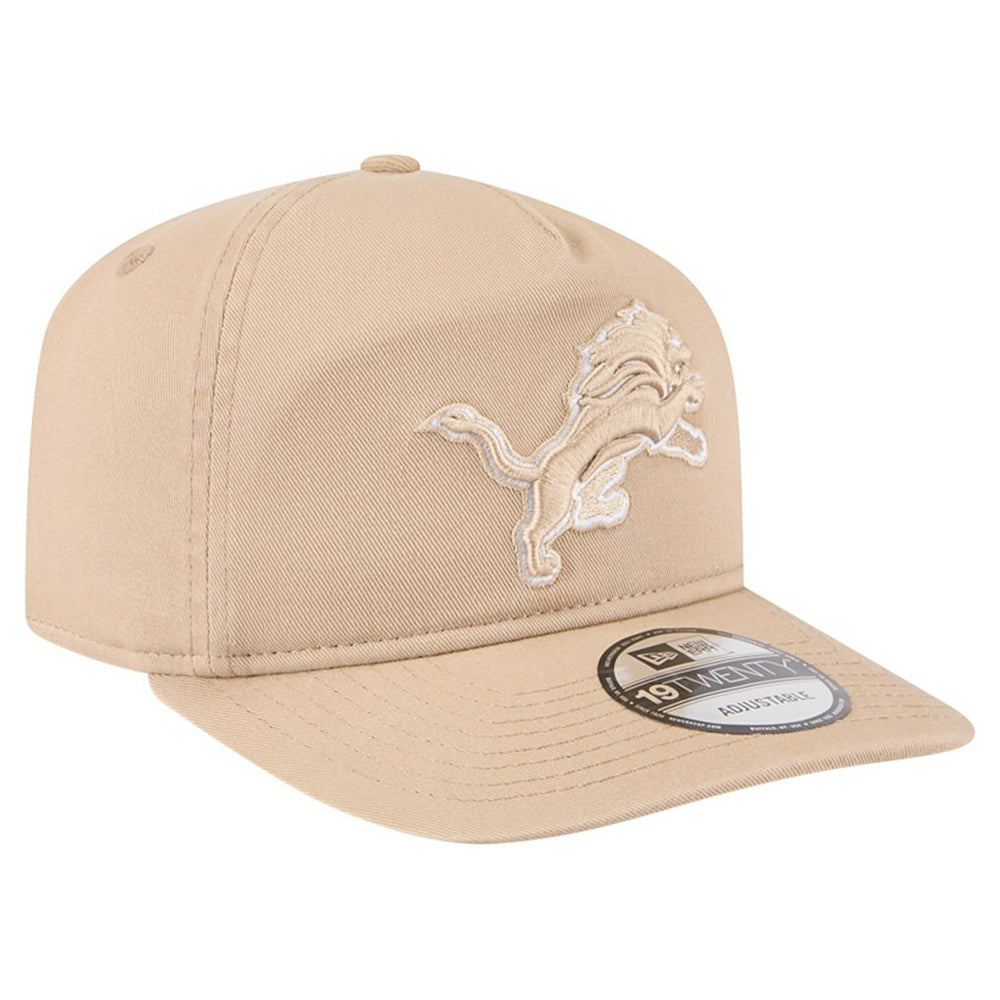 Detroit Lions New Era 19TWENTY Adjustable Hat - Tan - NFL
