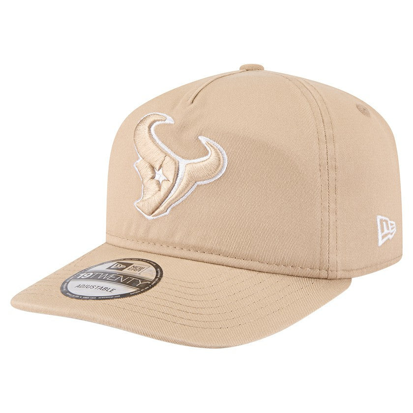 Houston Texans New Era 19TWENTY Adjustable Hat - Tan - NFL