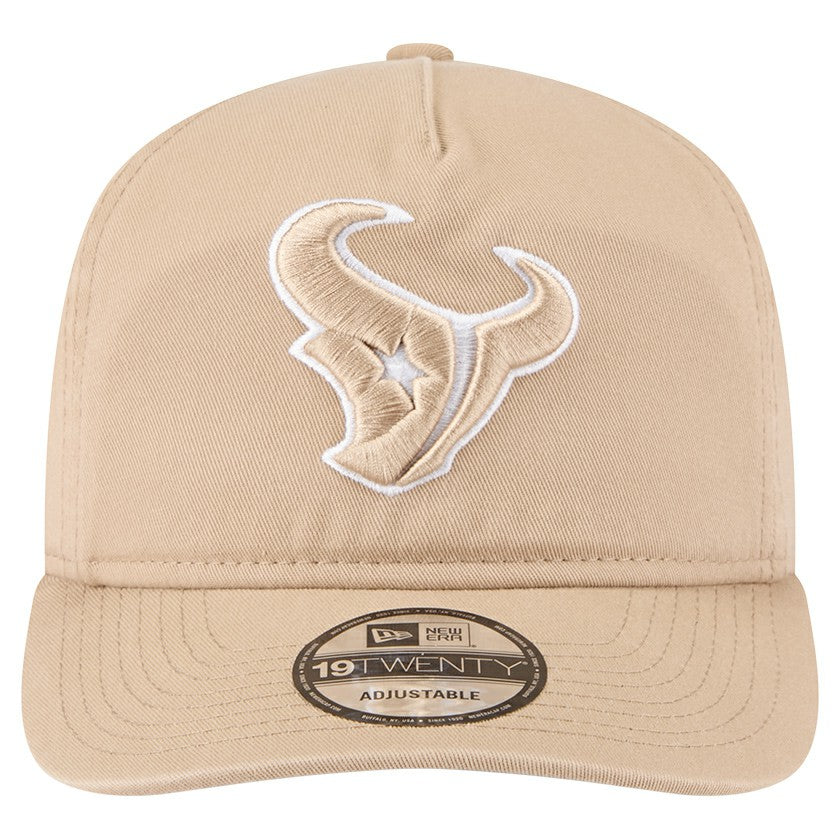 Houston Texans New Era 19TWENTY Adjustable Hat - Tan - NFL