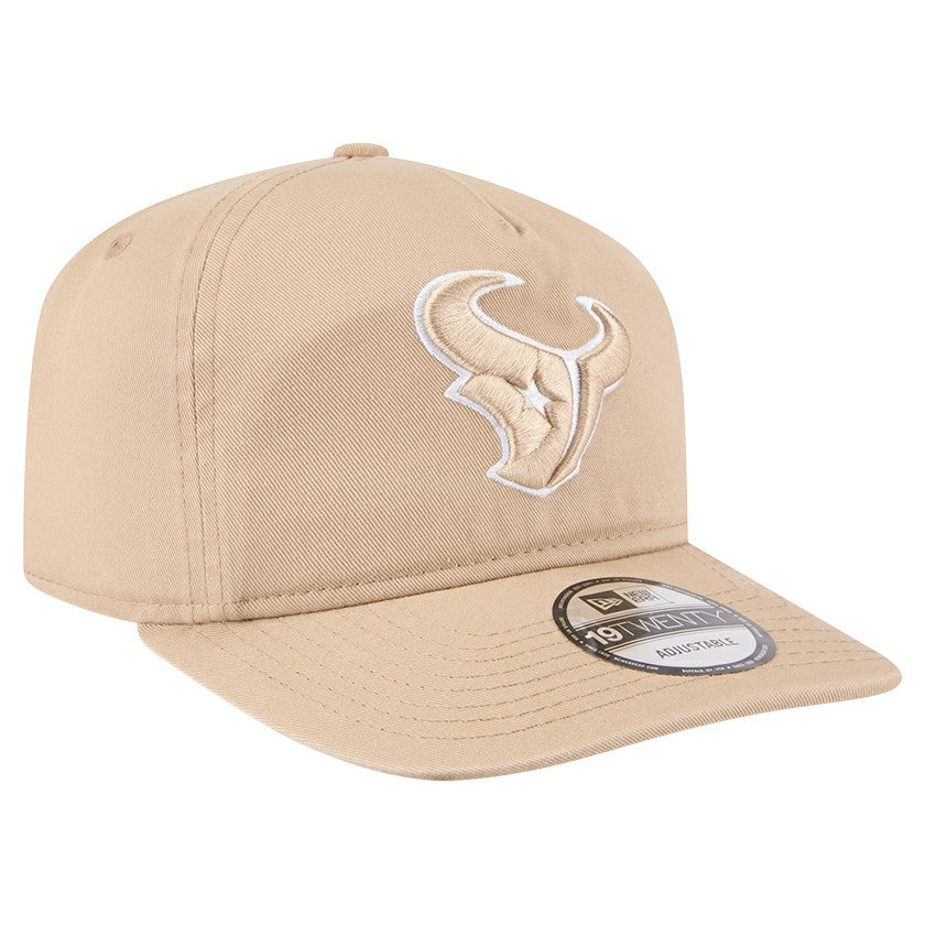 Houston Texans New Era 19TWENTY Adjustable Hat - Tan - NFL