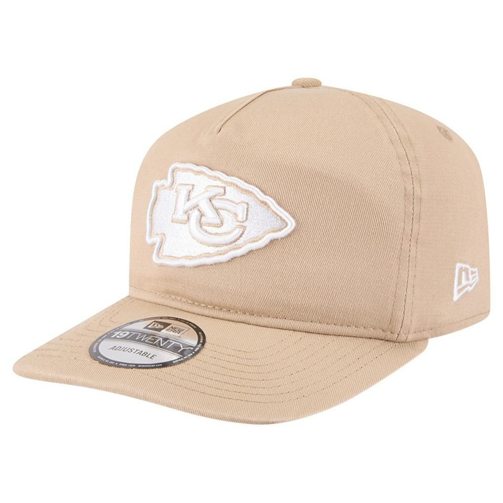 Kansas City Chiefs New Era 19TWENTY Adjustable Hat - Tan - NFL