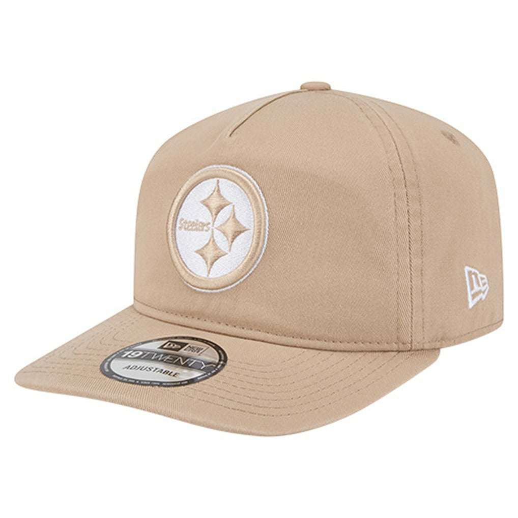 Pittsburgh Steelers New Era 19TWENTY Adjustable Hat - Tan - NFL