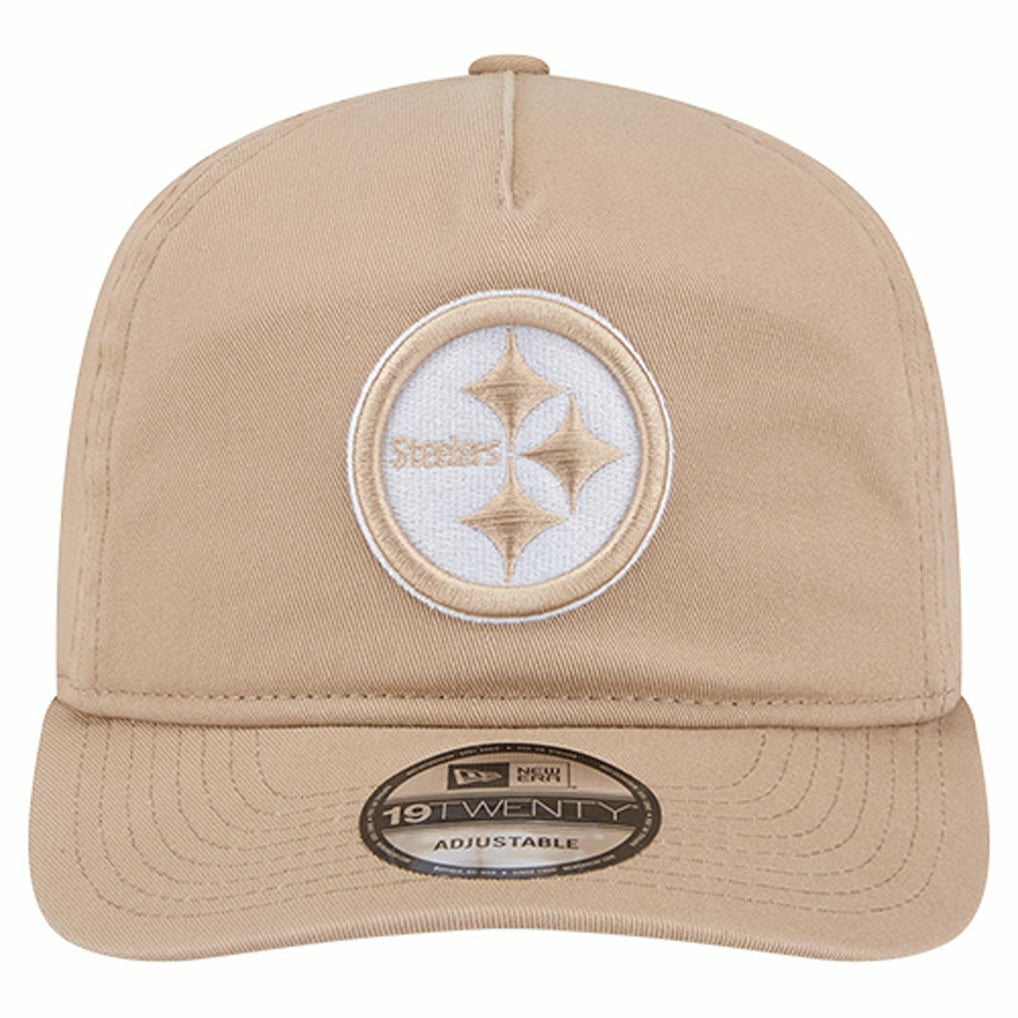 Pittsburgh Steelers New Era 19TWENTY Adjustable Hat - Tan - NFL