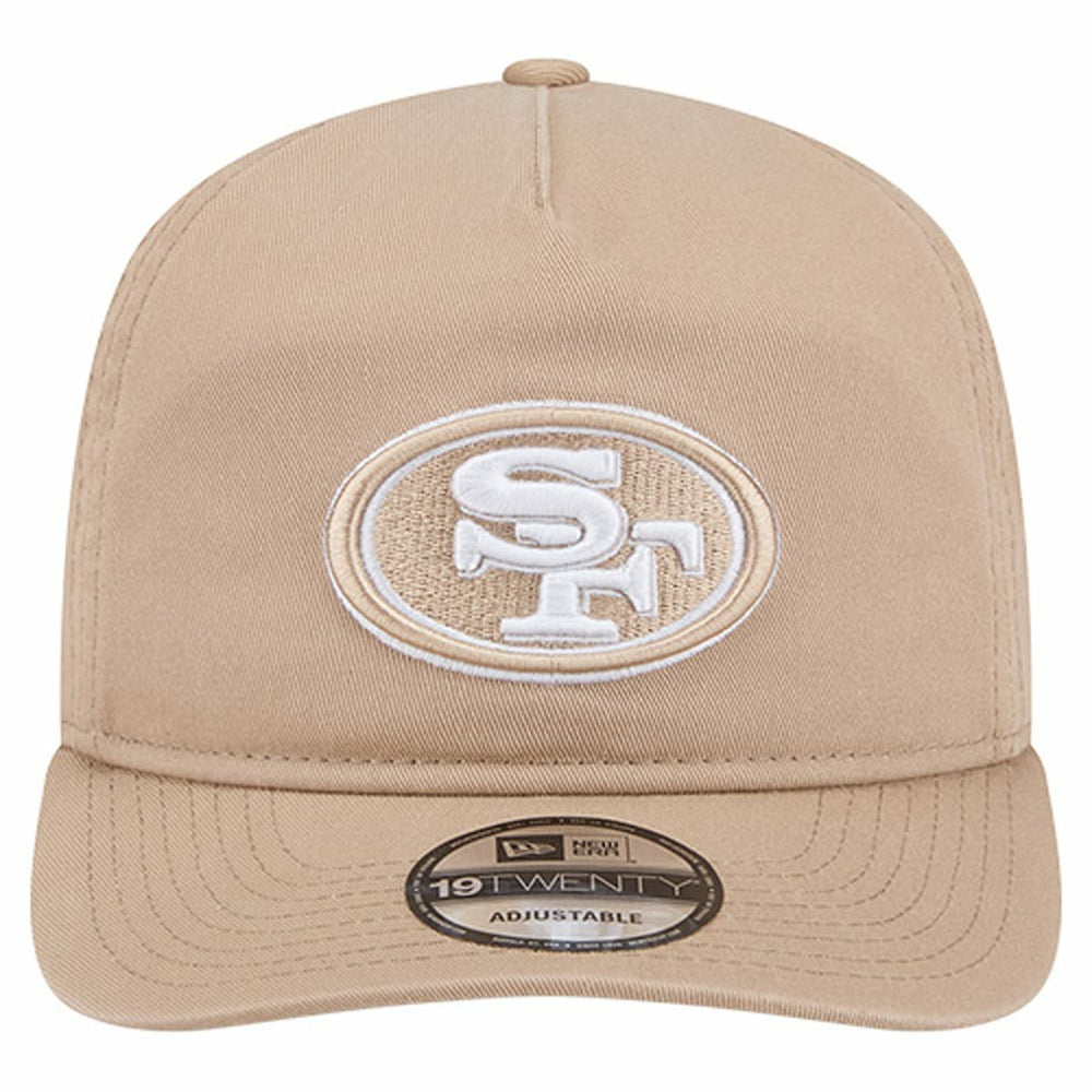 San Francisco 49ers New Era 19TWENTY Adjustable Hat - Tan - NFL