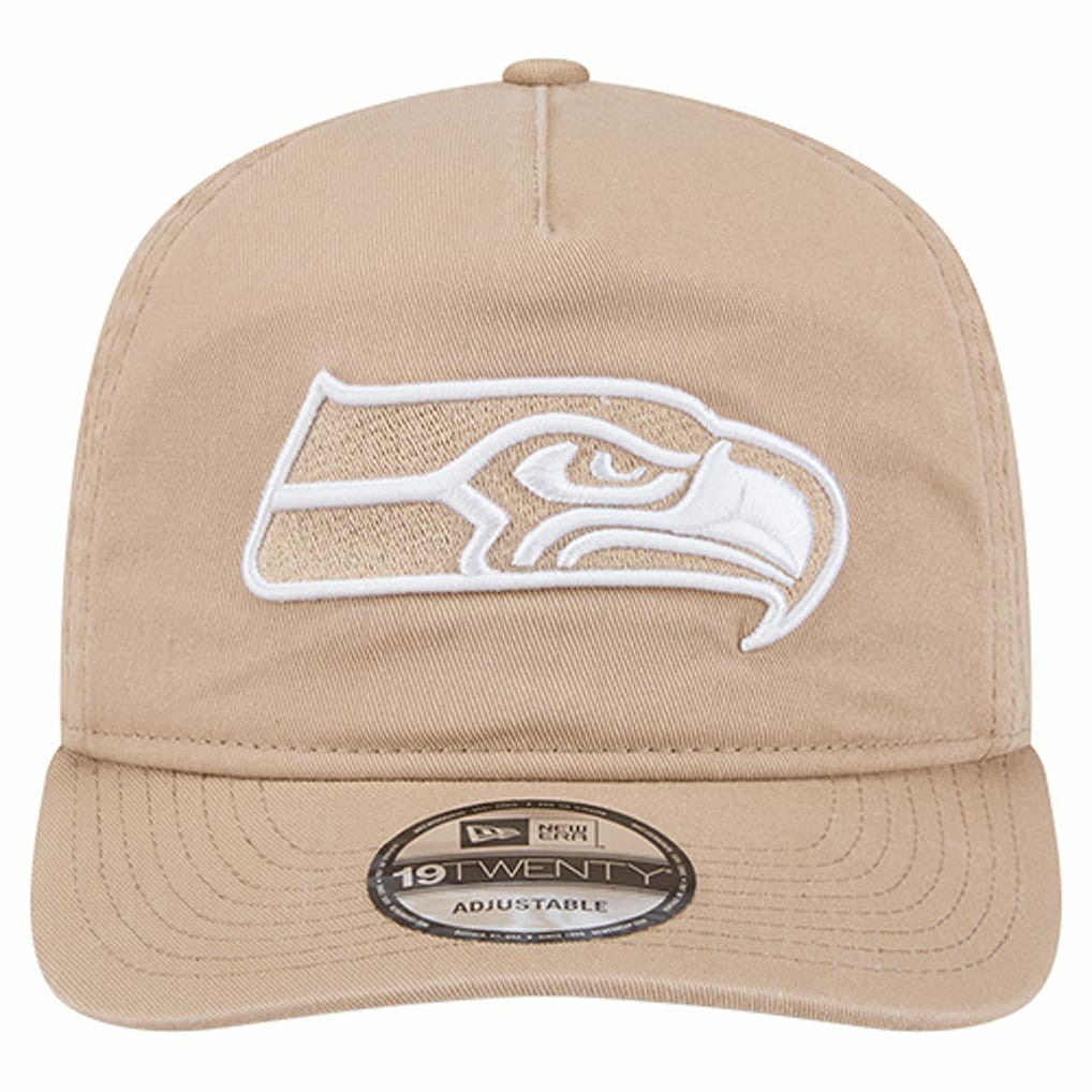 Seattle Seahawks New Era 19TWENTY Adjustable Hat - Tan - NFL