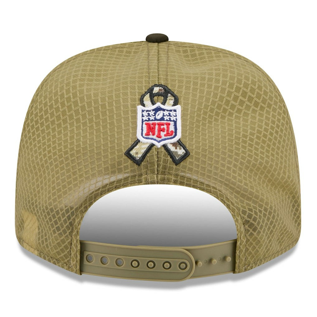 Miami Dolphins New Era 2025 Salute to Service 9SEVENTY Adjustable Hat - Green - NFL